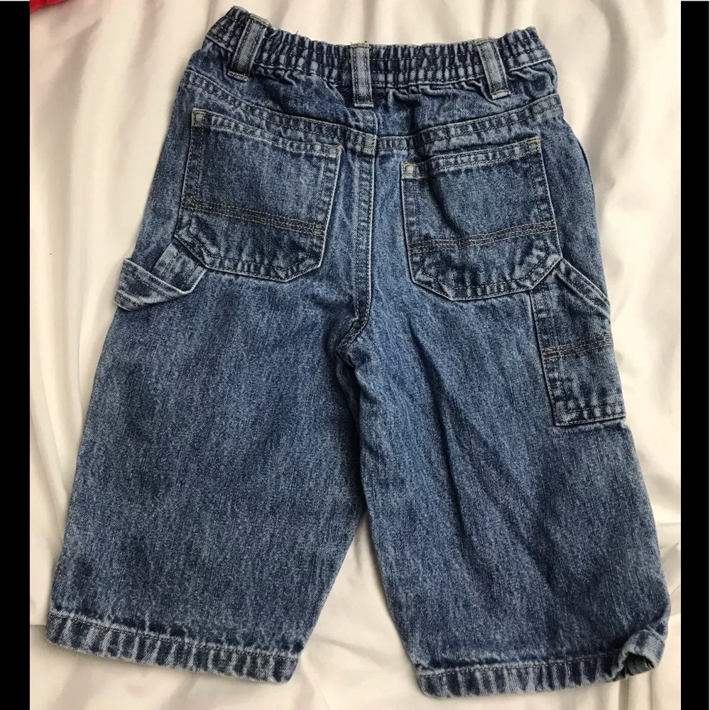CARTERS thin puffer vest Cherokee jean pants 9M
